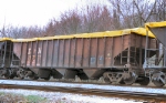 L&N 187835 with covered fly ash load